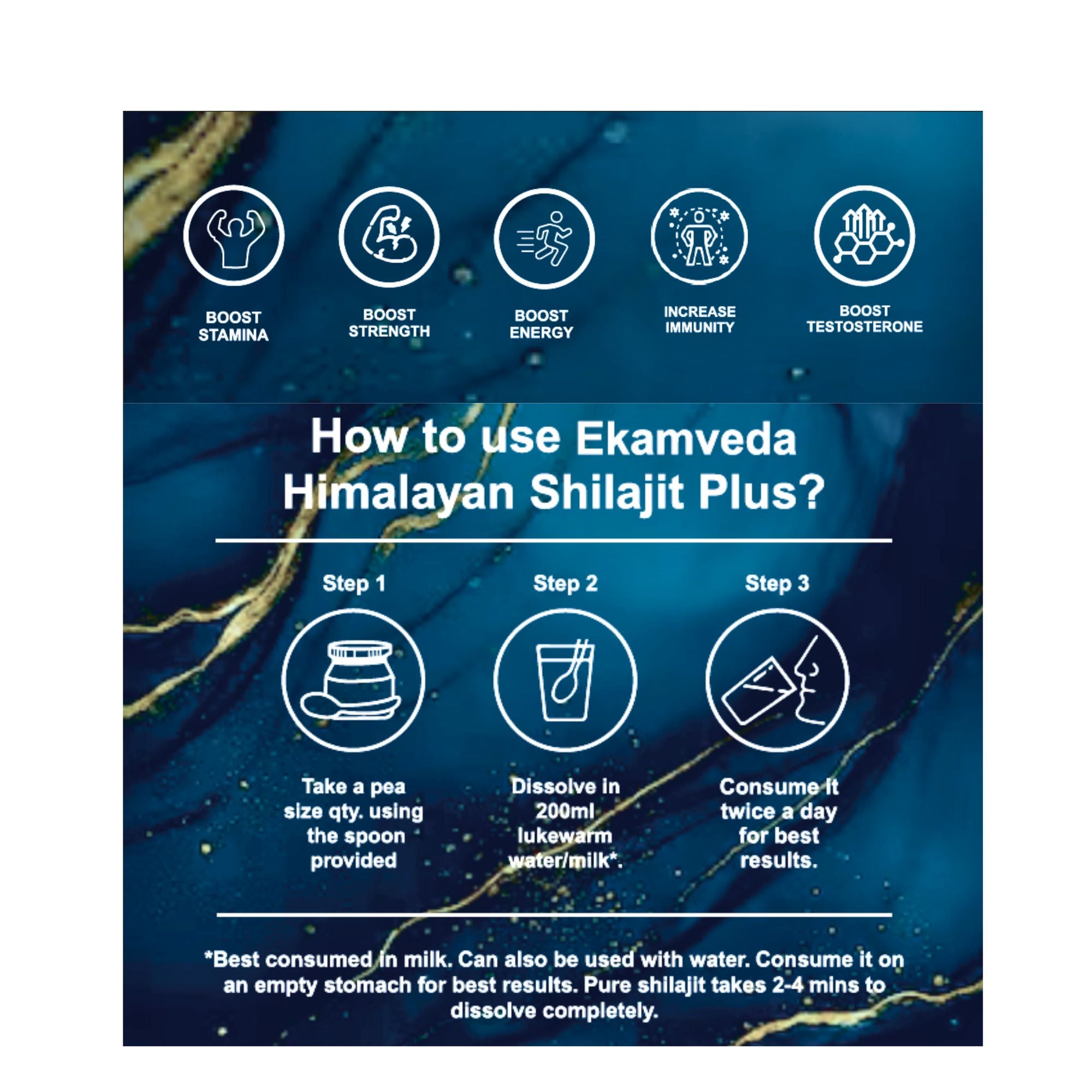 Shilajit/Shilajeet Plus Resin - 30gm | 500mg/Serving | 60 Servings | Above 75% Fulvic Acid | Boost Muscle Growth & Stamina | Contains Ashwagandha/Safed Musli/Kesar | 100% Ayurvedic